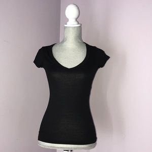 Right fitted black shirt